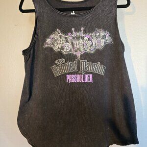 Disney Parks Haunted Mansion Annual Passholder Special Edition Ladies Tanktop